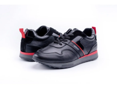 Deri Erkek Spor Ayakkabı - TNL1017 42 - Siyah