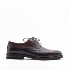 CRL1004 Hakiki Deri Oxford Erkek Ayakkabı 43 - KAHVERENGİ