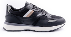 Deri Erkek Spor Ayakkabı - TNL1018 41 - Siyah