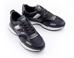 Deri Erkek Spor Ayakkabı - TNL1018 41 - Siyah