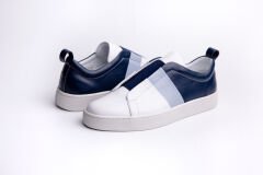 Deri Erkek Spor Ayakkabı - TZN1002 40 - Lacivert