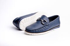 Deri Loafer Erkek Ayakkabı - TZN1003 44 - Lacivert