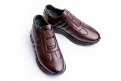 Deri Erkek Spor Ayakkabı - TZN1004 41 - Kahverengi