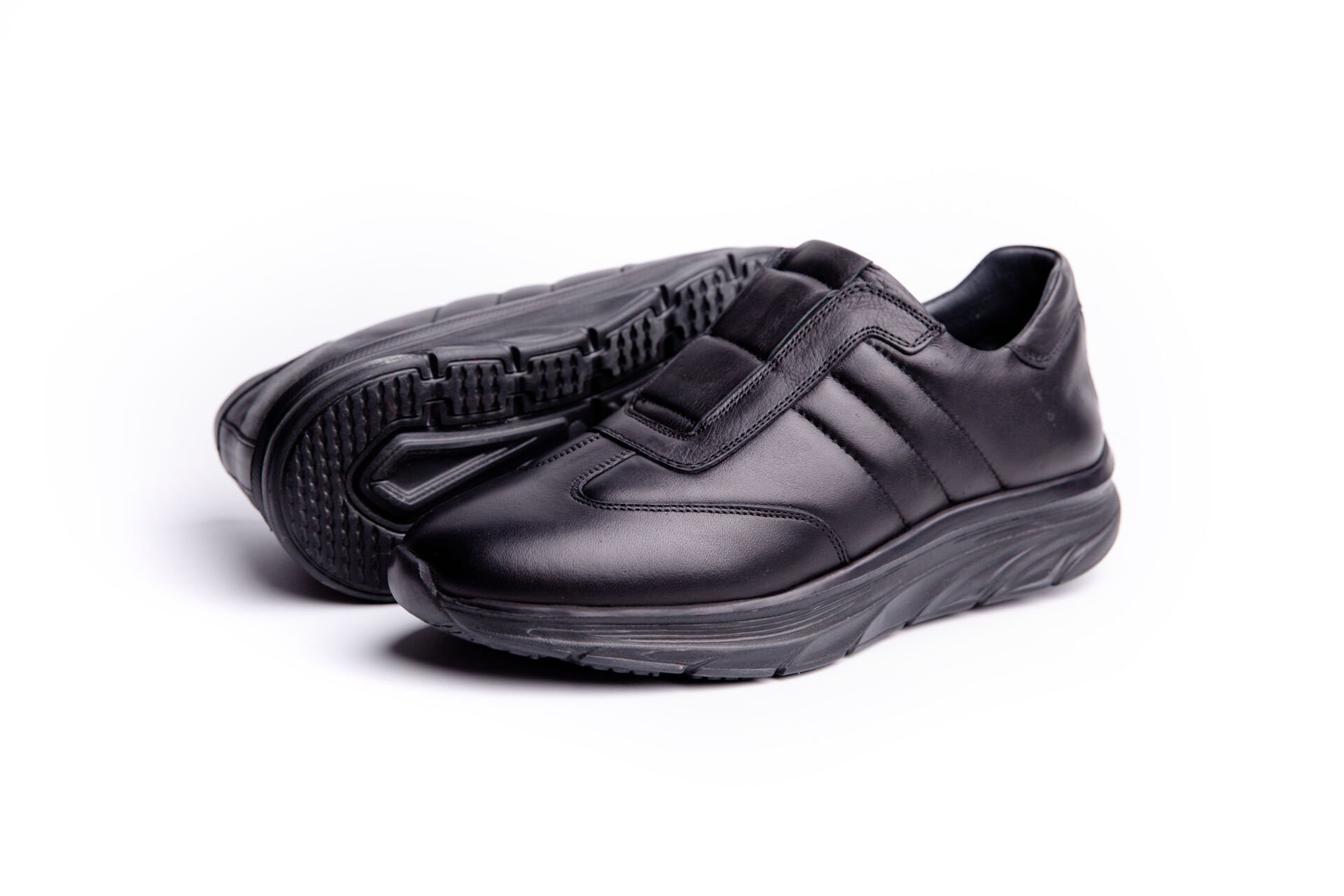 Deri Erkek Spor Ayakkabı - TZN1004 42 - Siyah