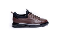 Deri Erkek Spor Ayakkabı - TZN1006 40 - Kahverengi