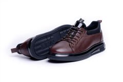 Deri Erkek Spor Ayakkabı - TZN1006 43 - Kahverengi