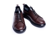 Deri Erkek Spor Ayakkabı - TZN1006 44 - Kahverengi