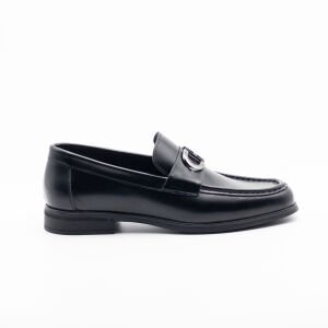 CRL2011 Erkek Hakiki Deri Loafer Ayakkabı SİYAH - 40