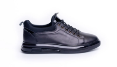 Deri Erkek Spor Ayakkabı - TZN1006 43 - Siyah