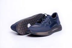 Deri Erkek Spor Ayakkabı - TZNL1005 43 - Lacivert