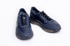 Deri Erkek Spor Ayakkabı - TZNL1005 44 - Lacivert