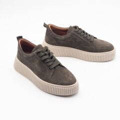 PTA1005 Erkek Deri Ayakkabı 44 - HAKI