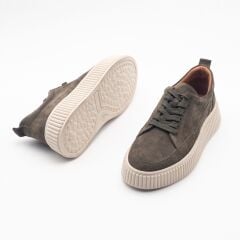 PTA1005 Erkek Deri Ayakkabı 44 - HAKI