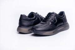 Deri Erkek Spor Ayakkabı - TZNL1005 44 - Siyah