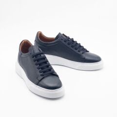 PTA1006 Erkek Deri Ayakkabı 44 - LACIVERT