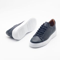 PTA1006 Erkek Deri Ayakkabı 44 - LACIVERT