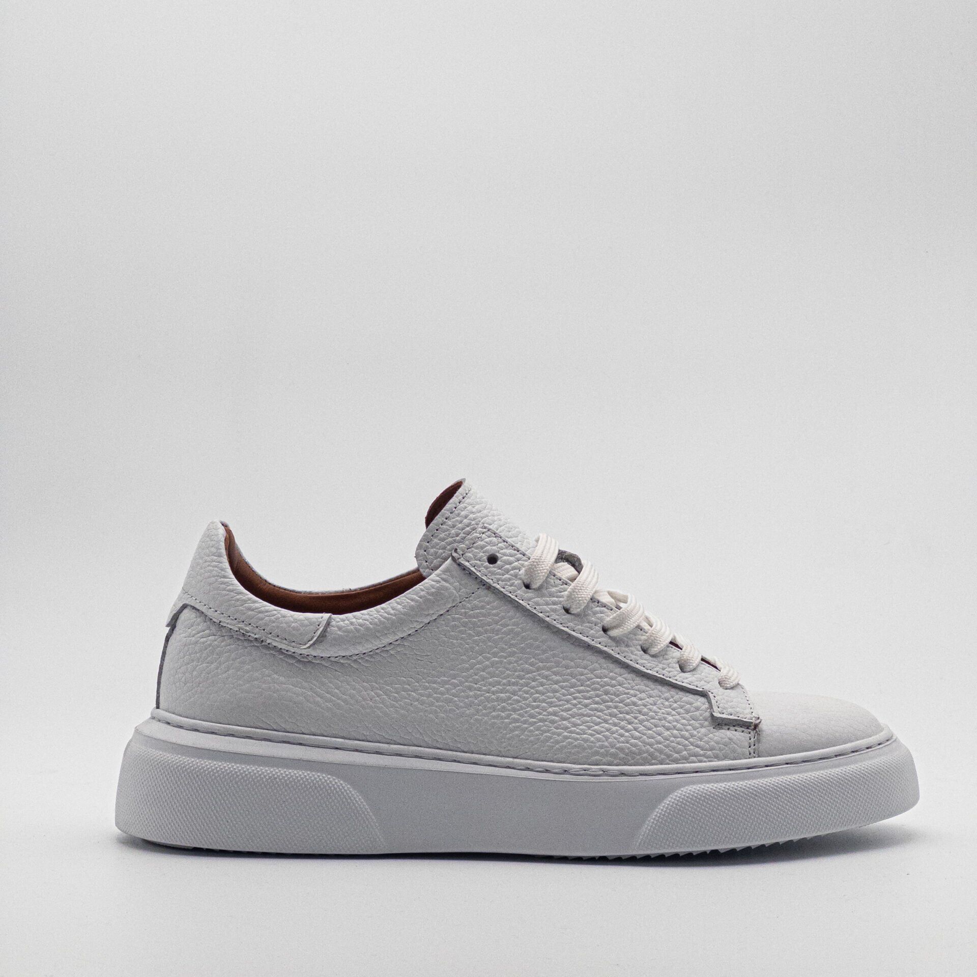 PTA1006 Erkek Deri Ayakkabı 43 - BEYAZ