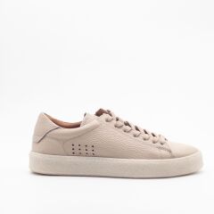 PTA1007 Hakiki Deri Erkek Sneaker Ayakkabı 41 - BEJ