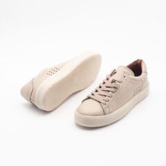 PTA1007 Erkek Deri Ayakkabı 44 - BEJ