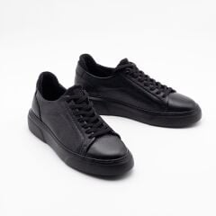 PTA1009 Erkek Deri Ayakkabı 45 - SIYAH