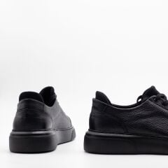 PTA1009 Erkek Deri Ayakkabı 45 - SIYAH