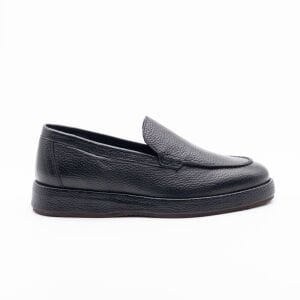 CRL2014 Erkek Hakiki Deri Loafer Ayakkabı SİYAH - 44