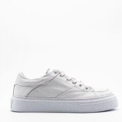 TNL1020 Hakiki Deri Erkek Sneaker Ayakkabı 41 - BEYAZ