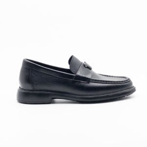 YZN1013 Erkek Hakiki Deri Loafer Ayakkabı SİYAH - 45