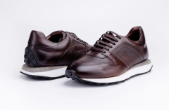 Deri Erkek Casual Ayakkabı - CRL1003 43 - Kahverengi