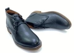 Deri Erkek Klasik Bot - FRF1616 42 - Siyah