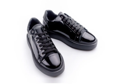 Rugan Deri Erkek Spor Ayakkabı - HGN1003R 44 - Siyah