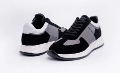 Siyah Süet Deri Erkek Spor Ayakkabı - HGN1007 40 - Siyah