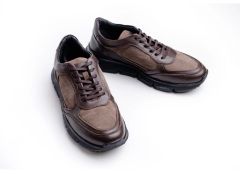 Deri Erkek Günlük Ayakkabı - HGN1008 43 - Kahverengi