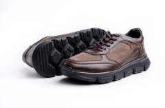 Deri Erkek Günlük Ayakkabı - HGN1008 43 - Kahverengi