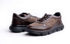 Deri Erkek Günlük Ayakkabı - HGN1008 43 - Kahverengi