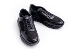 Deri Erkek Günlük Ayakkabı - HGN1008 40 - Siyah