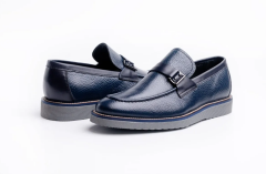 Deri Loafer Erkek Ayakkabı - KLS1020 39 - Lacivert