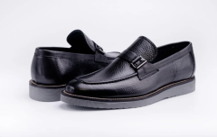 Deri Loafer Erkek Ayakkabı - KLS1020 41 - Siyah