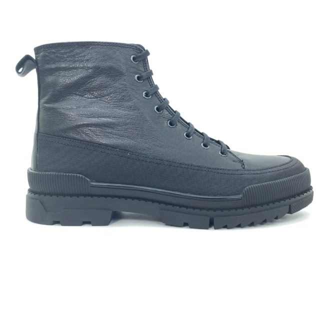 Hakiki Deri Bot - LeoStar 42 - Siyah