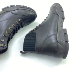 Hakiki Deri Bot - LeoWorld 44 - Kahverengi