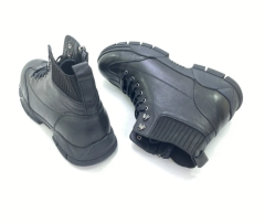 Hakiki Deri Bot - LeoWorld 40 - Siyah