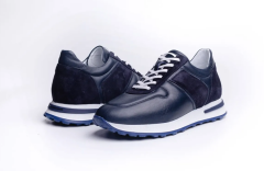 Deri Erkek Spor Ayakkabı - RGO1001 40 - Lacivert