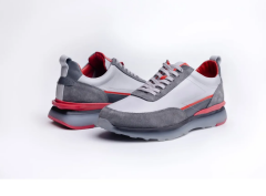 Deri Erkek Spor Ayakkabı - RGO1002 42 - Gri