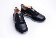 Deri Erkek Spor Ayakkabı - RGO1002 42 - Siyah