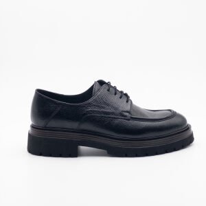 Bağcıklı U-Burun Erkek Günlük Ayakkabı Siyah - 42