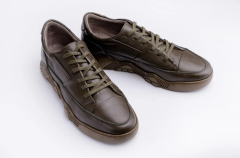 Deri Erkek Günlük Ayakkabı - TLN1002 41 - Haki