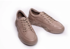 Deri Erkek Günlük Ayakkabı - TLN1002 44 - Vizon