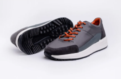 Deri Erkek Spor Ayakkabı - TLN1003 40 - Gri