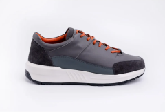 Deri Erkek Spor Ayakkabı - TLN1003 42 - Gri