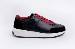 Deri Erkek Spor Ayakkabı - TLN1003 43 - Siyah